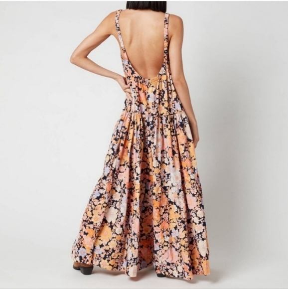 Free People Dresses & Skirts - Free People Retro Floral Maxi Dress
